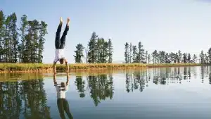 adho mukha vrksasana